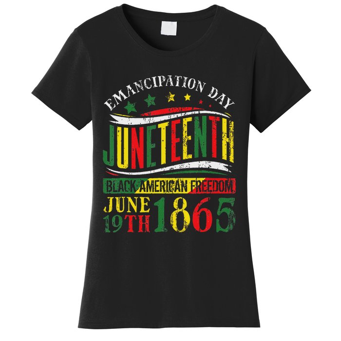 Juneteenth Celebrating Black Freedom 1865 Women's T-Shirt