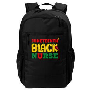 Juneteenth Celebrate Black Nurse Daily Commute Backpack