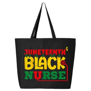 Juneteenth Celebrate Black Nurse 25L Jumbo Tote