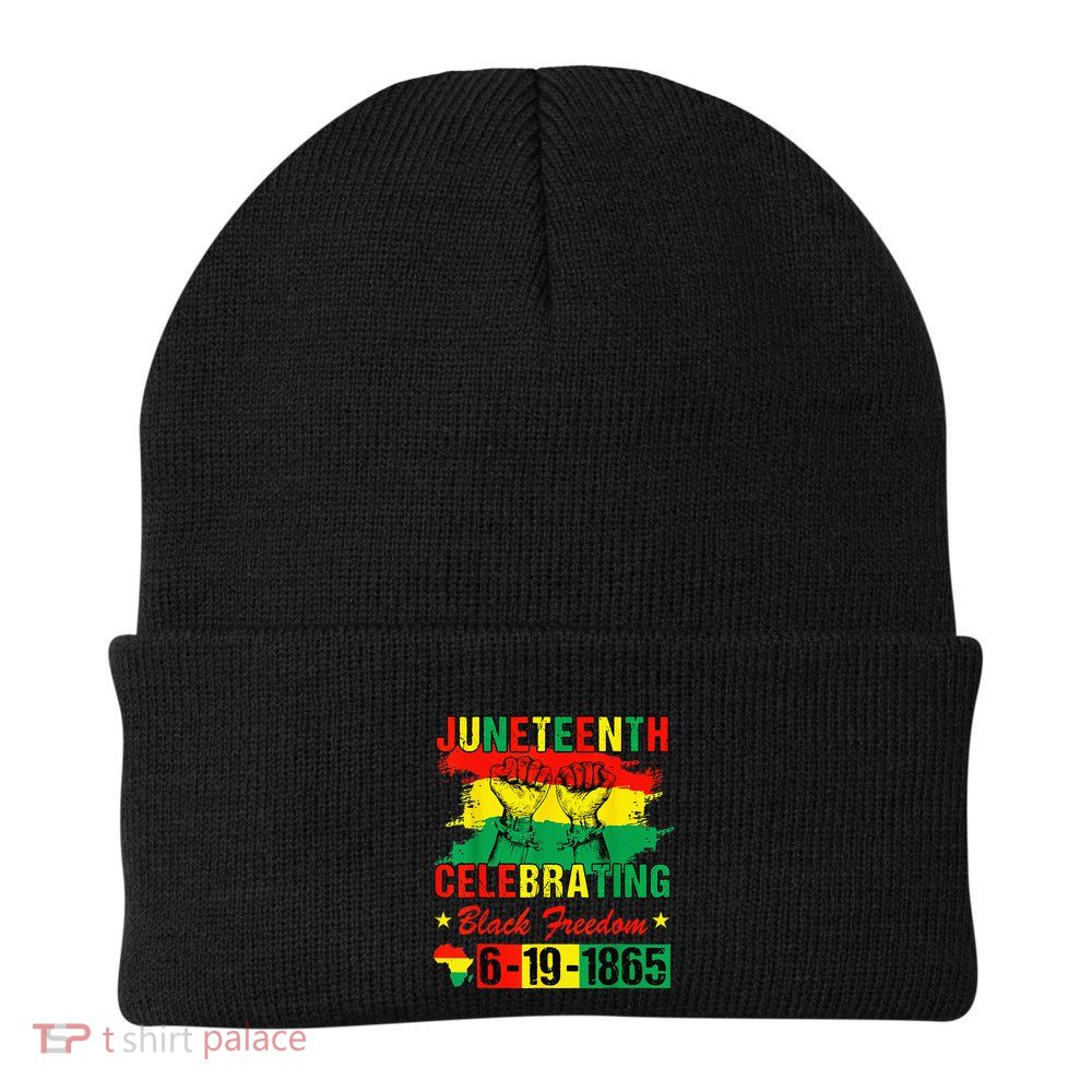 Juneteenth Celebrating Black Freedom 1865 African American Beanie