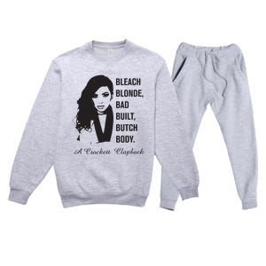 Jasmine Crockett Bleach Blonde Bad Built Butch Body Premium Crewneck Sweatsuit Set