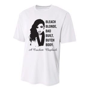 Jasmine Crockett Bleach Blonde Bad Built Butch Body Performance Sprint T-Shirt