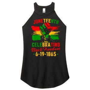 Juneteenth Celebrating Black Freedom 1865 African American Women's Perfect Tri Rocker Tank