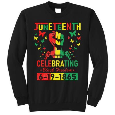 Juneteenth Celebrating Black Freedom 1865 African American Sweatshirt