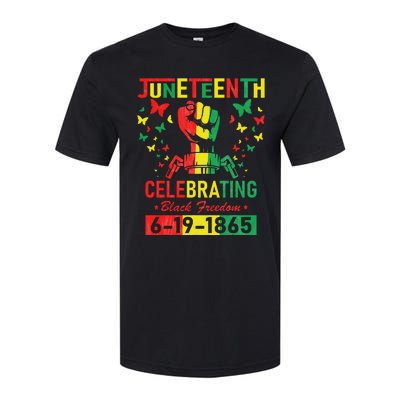 Juneteenth Celebrating Black Freedom 1865 African American Softstyle CVC T-Shirt