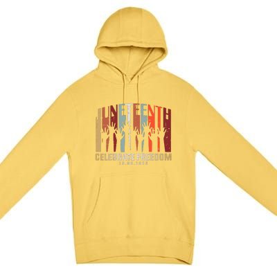 Juneteenth Celebrating Black Freedom, Black History Premium Pullover Hoodie