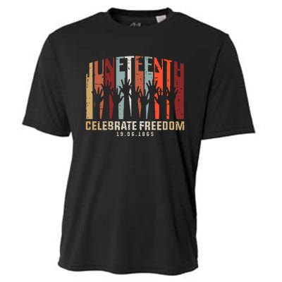 Juneteenth Celebrating Black Freedom, Black History Cooling Performance Crew T-Shirt