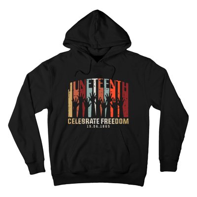 Juneteenth Celebrating Black Freedom, Black History Hoodie