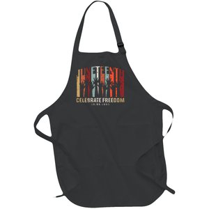 Juneteenth Celebrating Black Freedom, Black History Full-Length Apron With Pockets