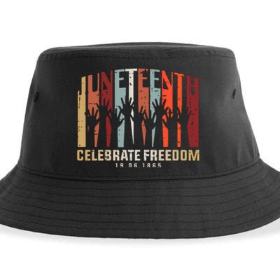 Juneteenth Celebrating Black Freedom, Black History Sustainable Bucket Hat