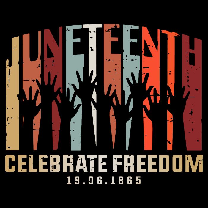 Juneteenth Celebrating Black Freedom, Black History 7-Panel Snapback Hat