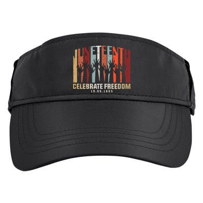Juneteenth Celebrating Black Freedom, Black History Adult Drive Performance Visor