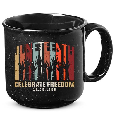 Juneteenth Celebrating Black Freedom, Black History 15oz Campfire Ceramic Mug