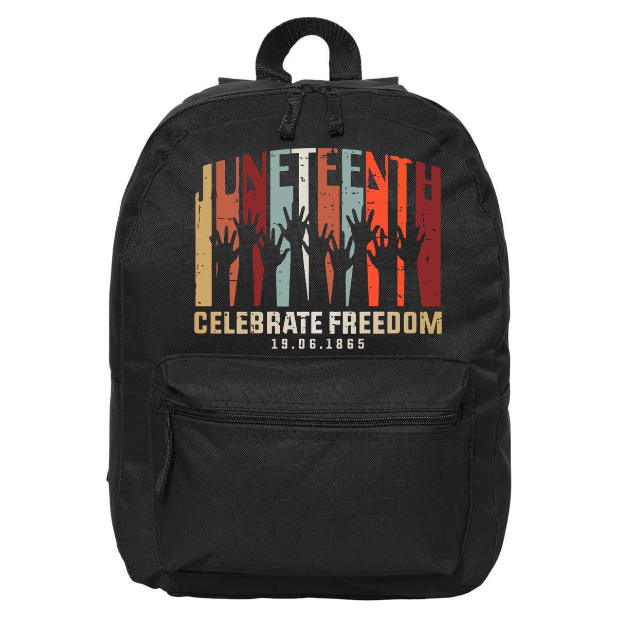 Juneteenth Celebrating Black Freedom, Black History 16 in Basic Backpack