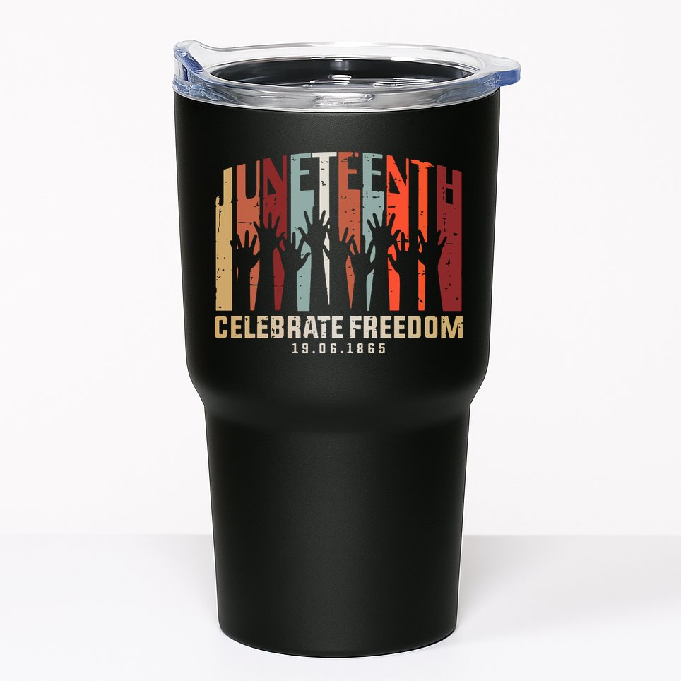 Juneteenth Celebrating Black Freedom, Black History Tumbler