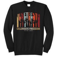 Juneteenth Celebrating Black Freedom, Black History Tall Sweatshirt