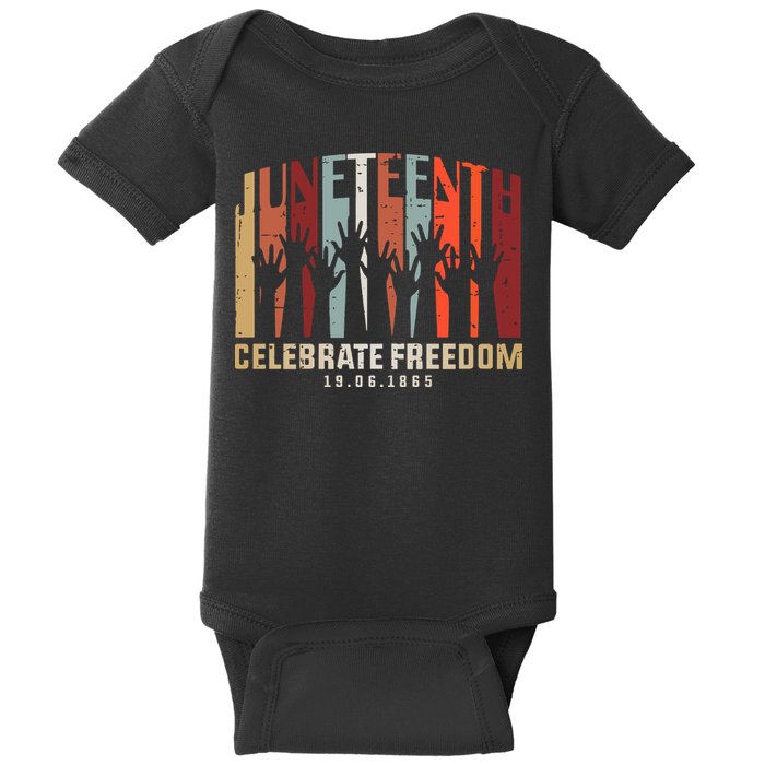 Juneteenth Celebrating Black Freedom, Black History Baby Bodysuit