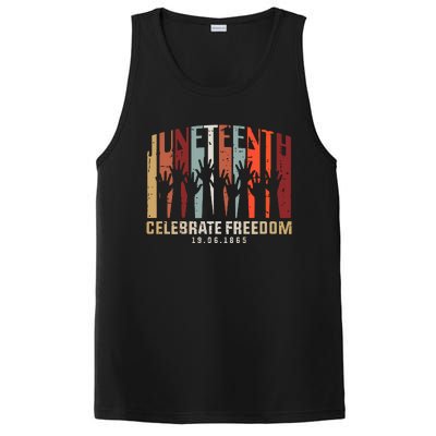 Juneteenth Celebrating Black Freedom, Black History PosiCharge Competitor Tank