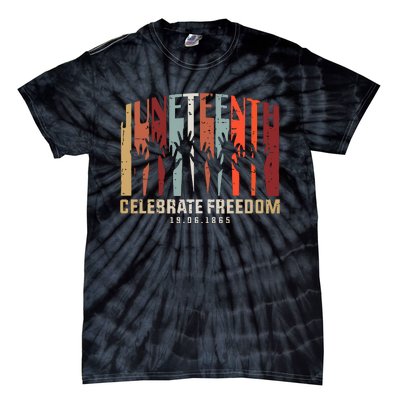 Juneteenth Celebrating Black Freedom, Black History Tie-Dye T-Shirt