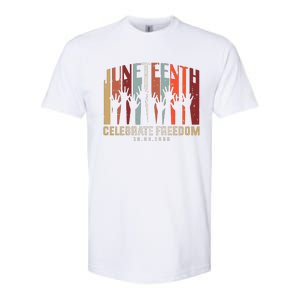 Juneteenth Celebrating Black Freedom, Black History Softstyle CVC T-Shirt