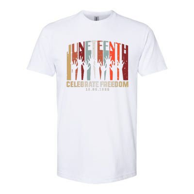 Juneteenth Celebrating Black Freedom, Black History Softstyle® CVC T-Shirt