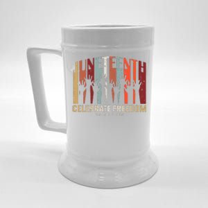 Juneteenth Celebrating Black Freedom, Black History Beer Stein