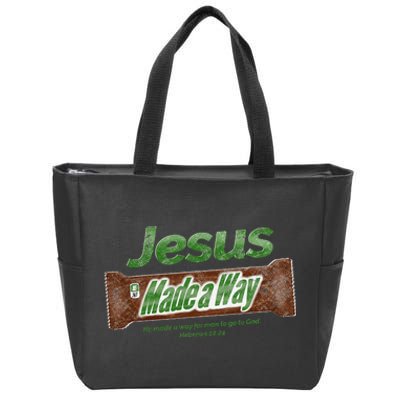 Jesus Candy Bar Christian Gift Zip Tote Bag