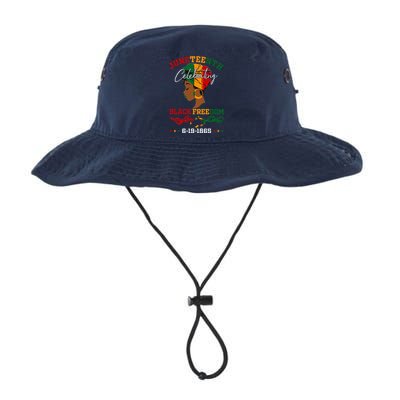 Juneteenth Celebrating Black Freedom 1865 African American Legacy Cool Fit Booney Bucket Hat