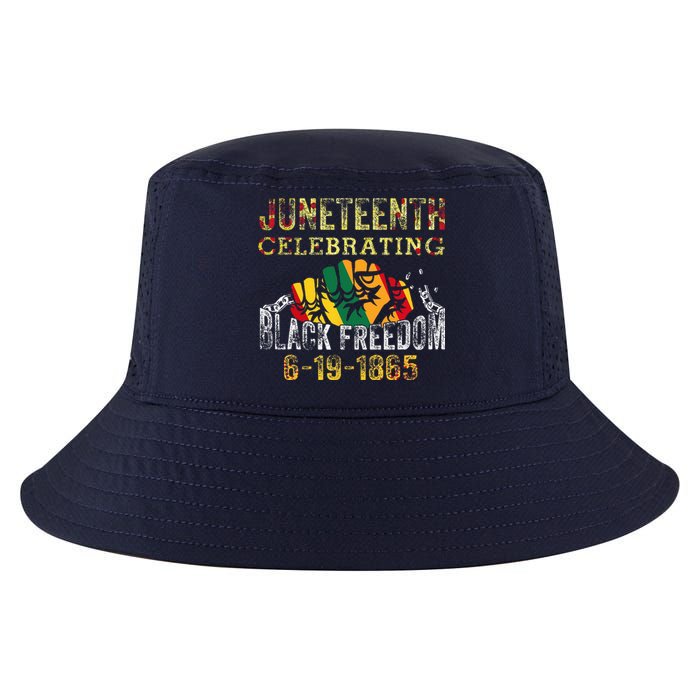 Juneteenth Celebrating Black Freedom 1865 African American Cool Comfort Performance Bucket Hat