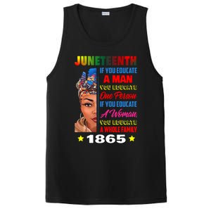 Juneteenth Celebrating Beautiful Melanin Women Freed 1865 PosiCharge Competitor Tank