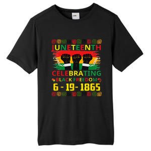 Juneteenth Celebrating Black Freedom 1865 African American Tall Fusion ChromaSoft Performance T-Shirt