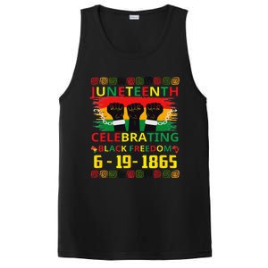 Juneteenth Celebrating Black Freedom 1865 African American PosiCharge Competitor Tank