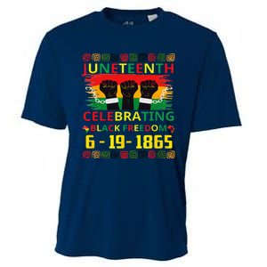 Juneteenth Celebrating Black Freedom 1865 African American Cooling Performance Crew T-Shirt