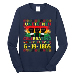 Juneteenth Celebrating Black Freedom 1865 African American Long Sleeve Shirt