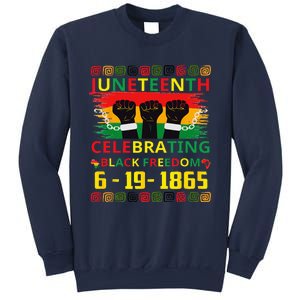 Juneteenth Celebrating Black Freedom 1865 African American Sweatshirt