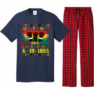 Juneteenth Celebrating Black Freedom 1865 African American Pajama Set