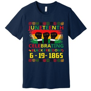 Juneteenth Celebrating Black Freedom 1865 African American Premium T-Shirt