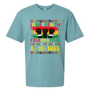 Juneteenth Celebrating Black Freedom 1865 African American Sueded Cloud Jersey T-Shirt