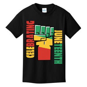 JUNETEENTH Celebrating Black Freedom 1865 African American Kids T-Shirt