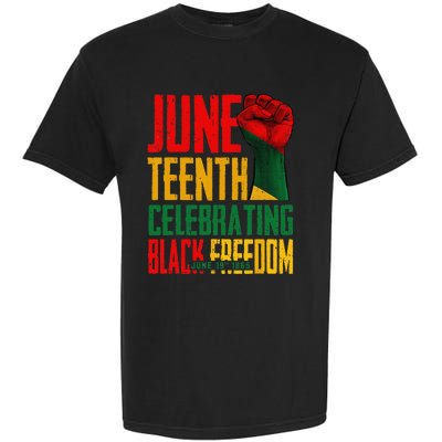 Juneteenth  Celebrating Black Freedom 1865 Garment-Dyed Heavyweight T-Shirt