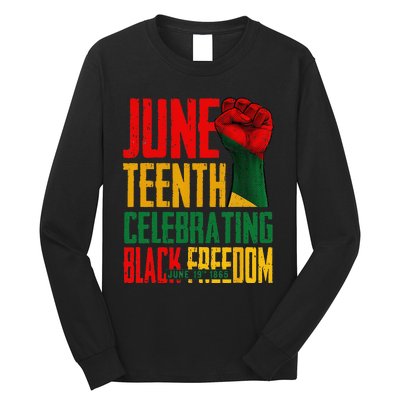 Juneteenth  Celebrating Black Freedom 1865 Long Sleeve Shirt