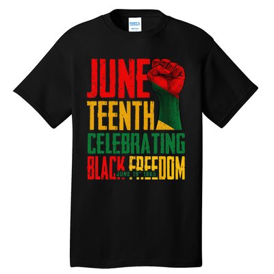 Juneteenth  Celebrating Black Freedom 1865 Tall T-Shirt