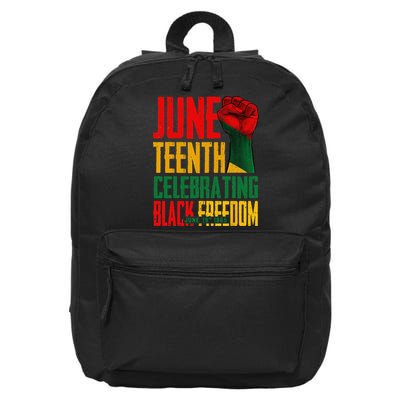 Juneteenth  Celebrating Black Freedom 1865 16 in Basic Backpack