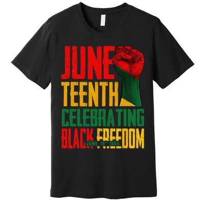 Juneteenth  Celebrating Black Freedom 1865 Premium T-Shirt