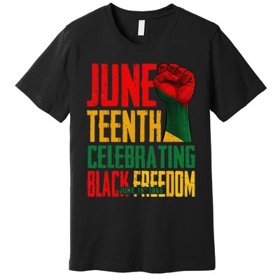 Juneteenth  Celebrating Black Freedom 1865 Premium T-Shirt