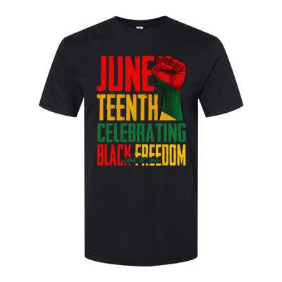 Juneteenth  Celebrating Black Freedom 1865 Softstyle CVC T-Shirt