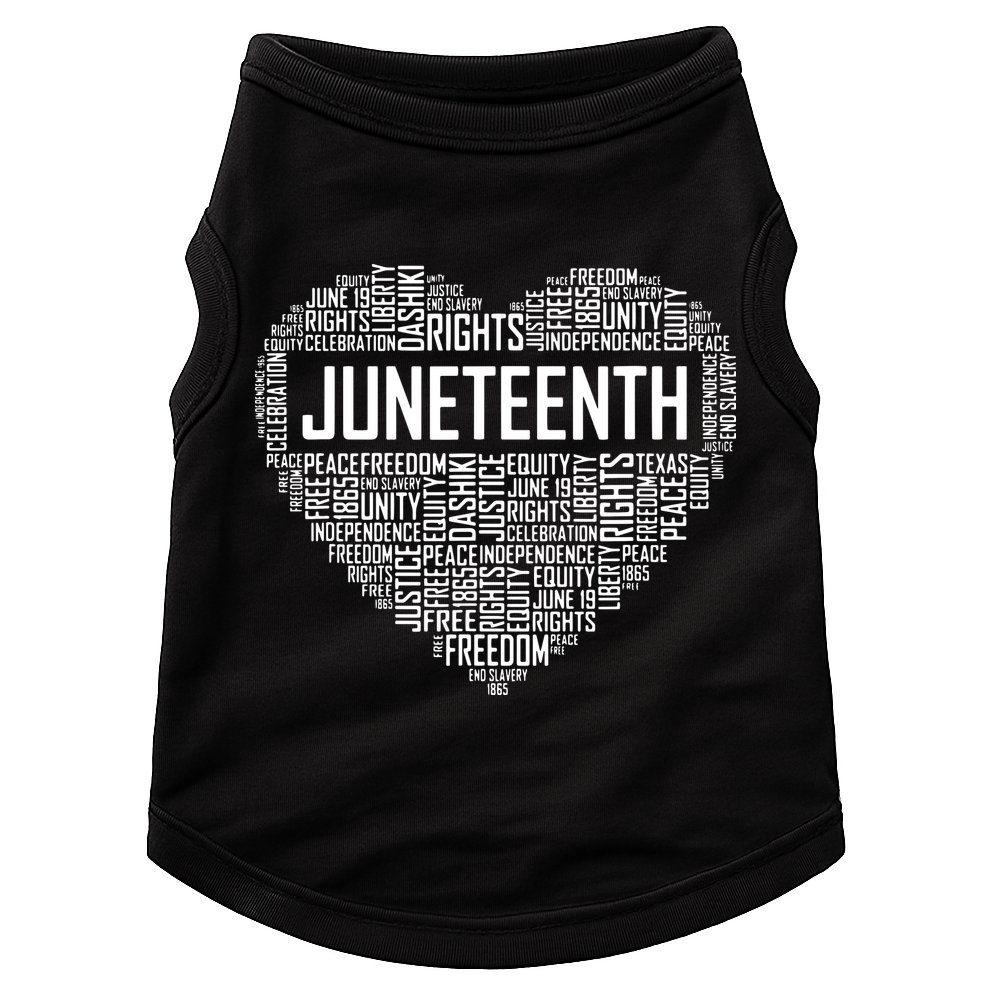 Juneteenth Celebrating Black Freedom 1865 African American Doggie Tank