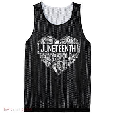 Juneteenth Celebrating Black Freedom 1865 African American Mesh Reversible Basketball Jersey Tank