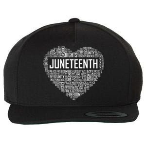 Juneteenth Celebrating Black Freedom 1865 African American Wool Snapback Cap