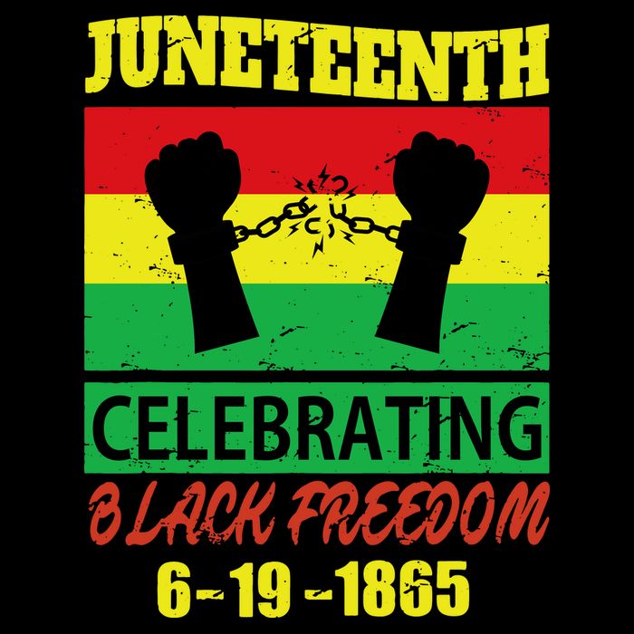 Juneteenth Celebrating Black Freedom 1865 Flag Doggie Tank